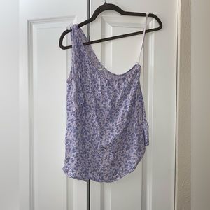 GAP one shoulder floral top